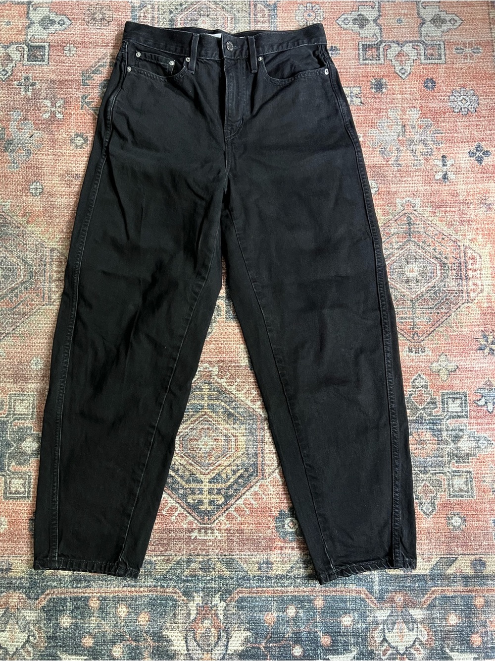 Apiece Apart | High Rise Mari Barrel Jean | Vintage Black | 28